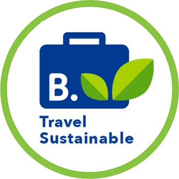 travel sustainable booking stamp